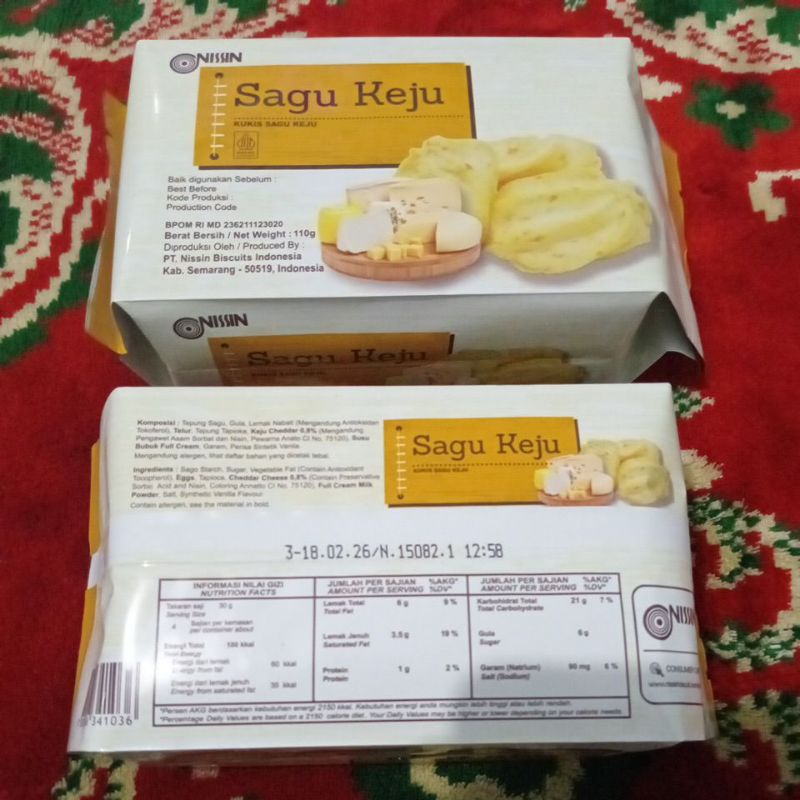 

Sagukejudari Nissin 1 pak 135 gram Bpom 236211123020