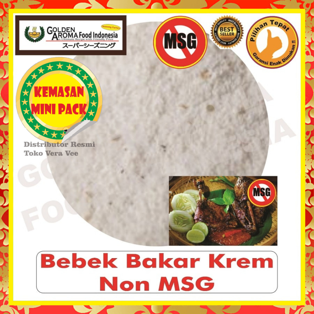 

Aneka Bumbu Bebek 100gr Non MSG, Bebek Bakar Orange, Bebek Bakar krem, Pedas GAFI Seasoning Powder