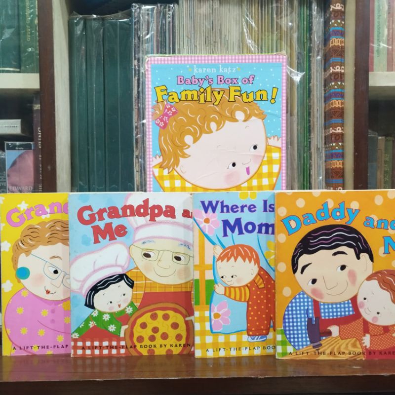 Babys Box of Family Fun A - 4 Book Lift The Flap Gift Set