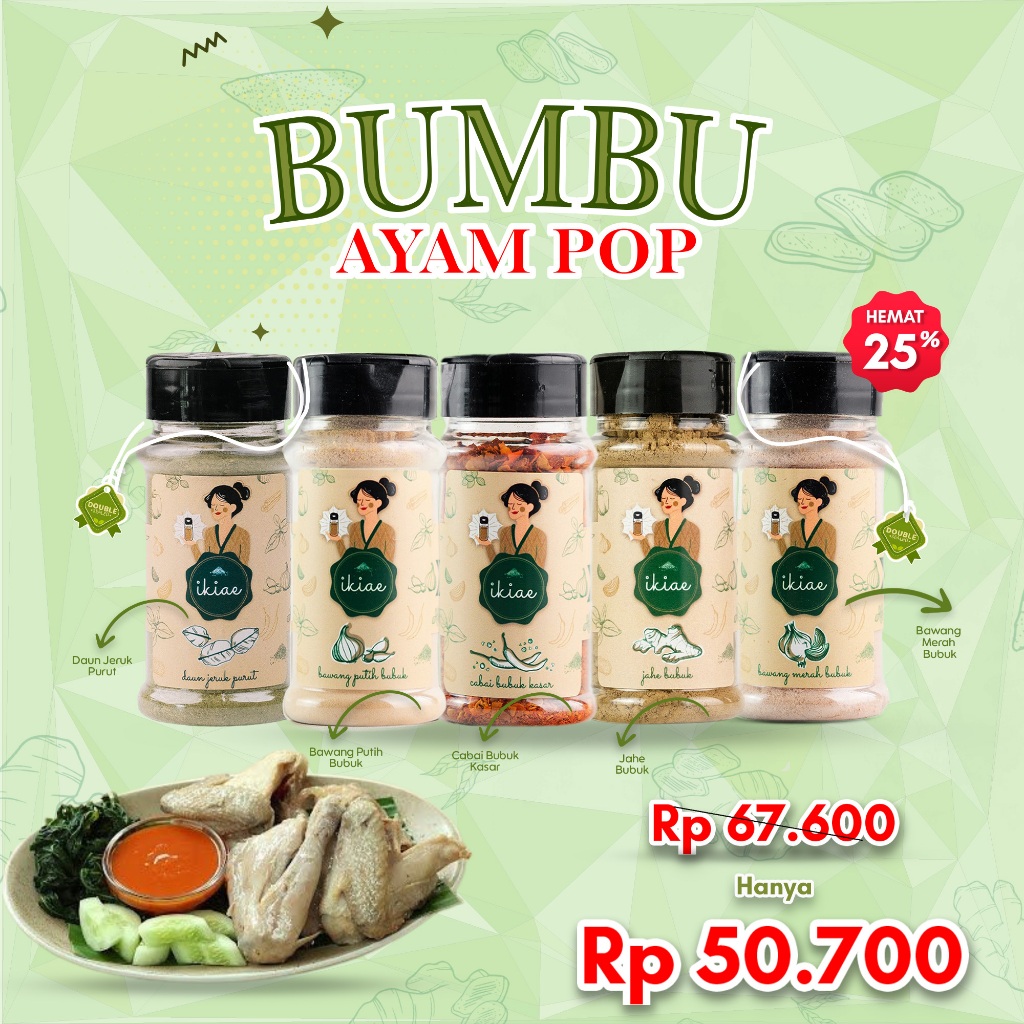 

Paket Bumbu Masakan - IKIAE/ Bumbu Botol / Premium Quality