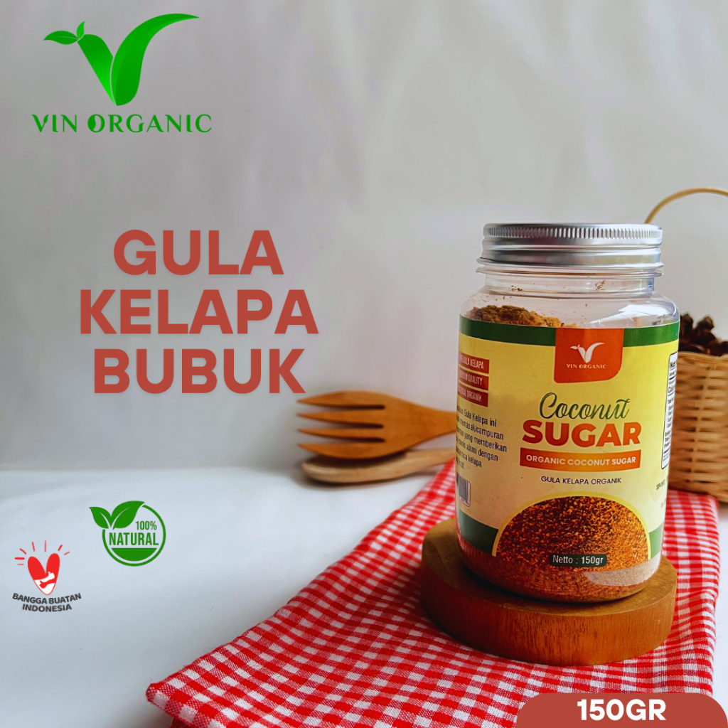 

VIN ORGANIC Gula Kelapa 150Gr