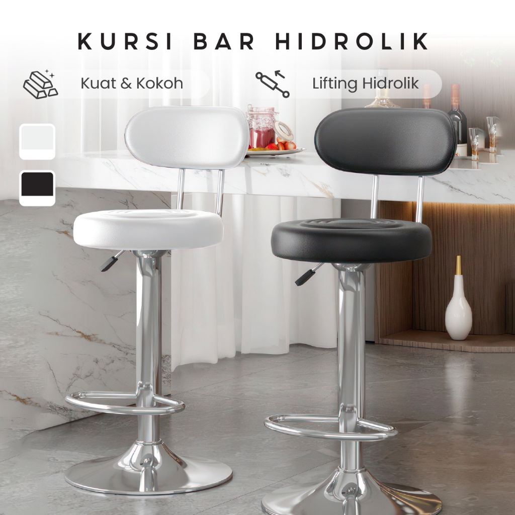 SJY-25 Kursi Bar Multifungsi Kursi Hidrolik Minimalis Bangku Salon Kursi Cafe Laris_Unik