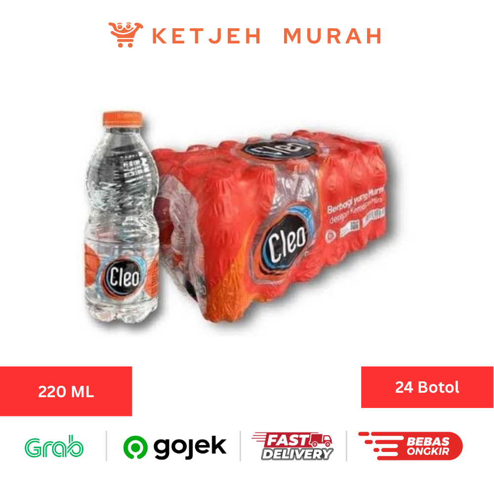 

Cleo Air Mineral 220 ML 1 Dus isi 24 Botol