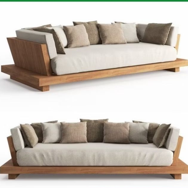 Sofa tamu sofa bed sofa full kayu jati kursi minimalis