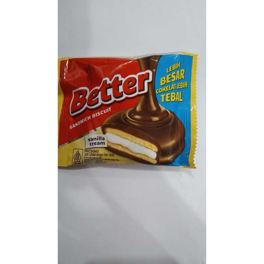 

BETTER SANDWICH BISKUIT VANILLA CREAM 27GR