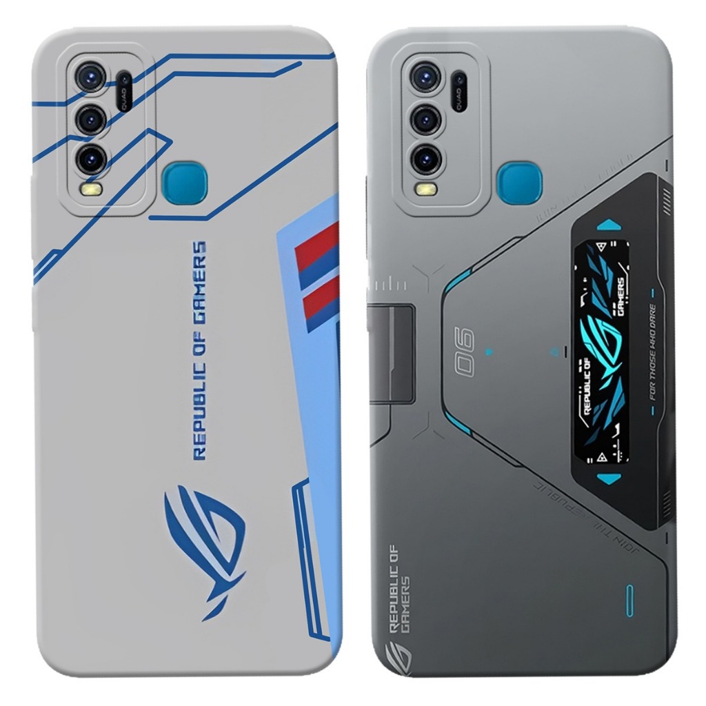 #ZC02 Vivo Y30/Y30i/Y50 - Pro Camera Softcase Macaron Motif Karakter Gaming  - Silicon Case Pelindun