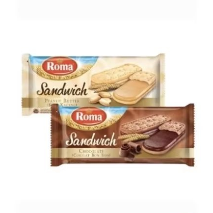 

PCS - Roma Sandwich Chocolatos Kacang 189gram