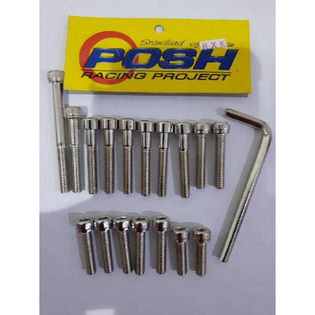 Baut Blok L Bak Kopling RX King Baut Mesin Kanan Kiri Magnet Kopling Rx King Set