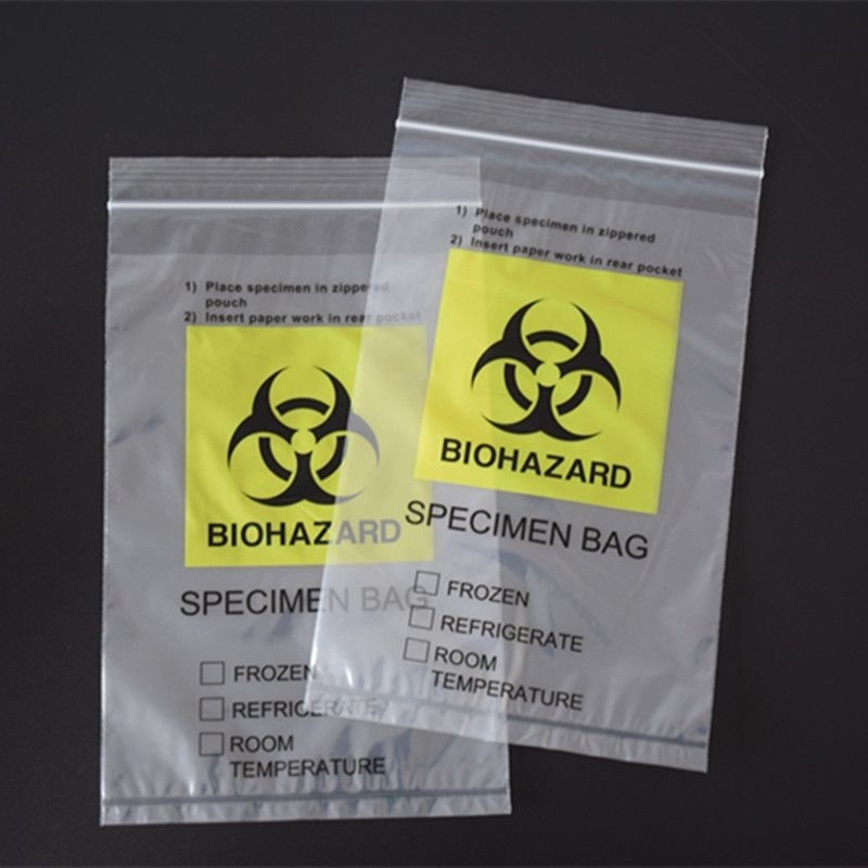 Specimen bag / Biohazard 15x25