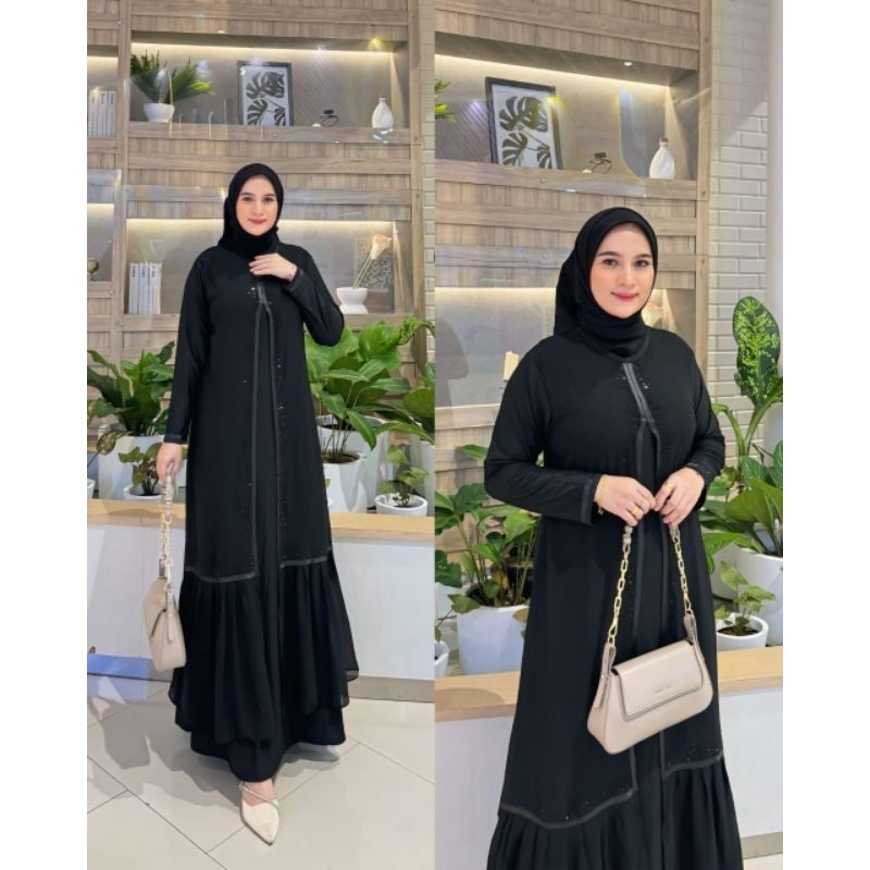 GAMIS ABAYA TURKEY/ GAMIS FASHION/ SIMPEL ELEGAN / AMORA REMPEL