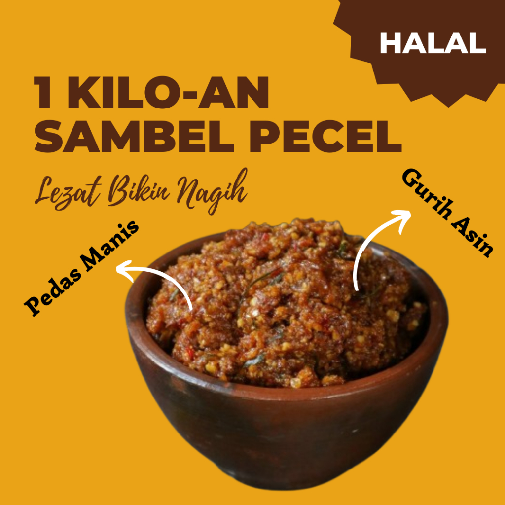

1 KILO-AN SAMBEL PECEL ASLI KEBUMEN JAWA TENGAH GURIH ENAK PEDAS ASAM MANIS