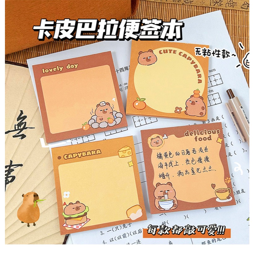 

{Capybara} Memo Pad Mini Karakter Capybara Junkfood