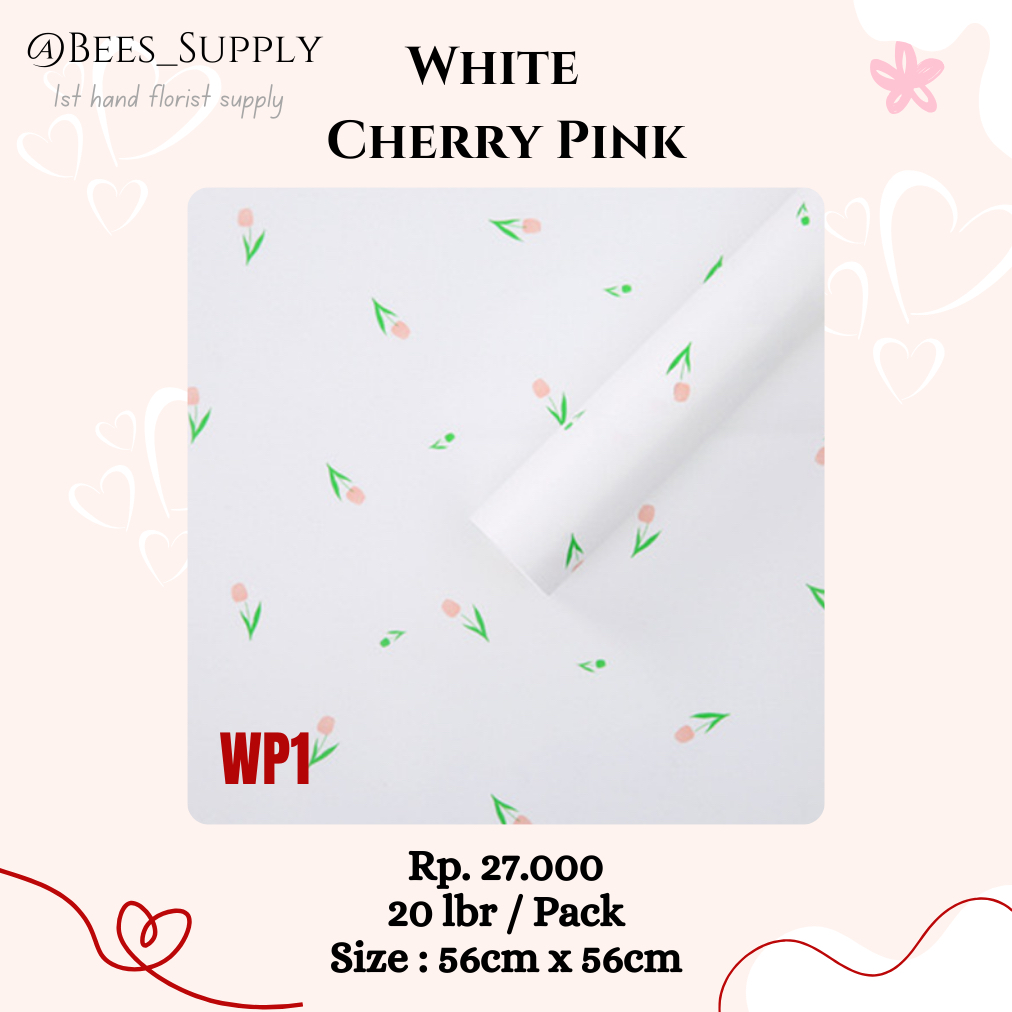

Wrapping Paper Cherry Pink WP1