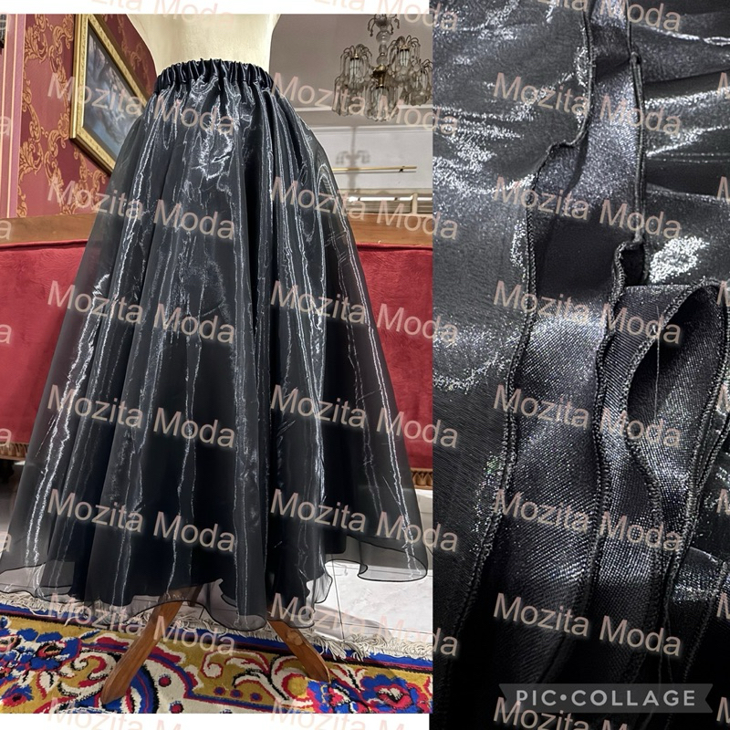 rok organdi circle, preorder jahit, kostum tamborin tutu