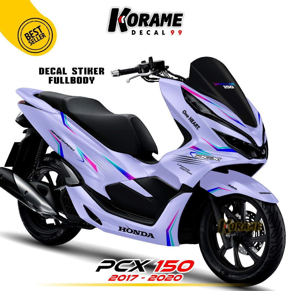Anti Luntur Decal PCX 150 Full body - Stiker Pcx 150 Decal Stiker Full Body PCX 150 Motif List Bungl