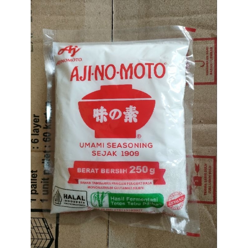 

Ajinomoto 250gram / MSG Penyedap rasa / Mecin Ajinomoto 250g