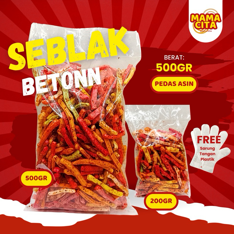 

Seblak Beton Pedas Seuhah 500GR + FREE Sarung Tangan Plastik #LangsungNyemil