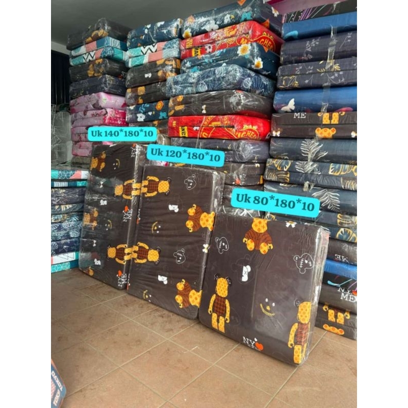 kasur lipat karakter tebal 5cm dan 10cm