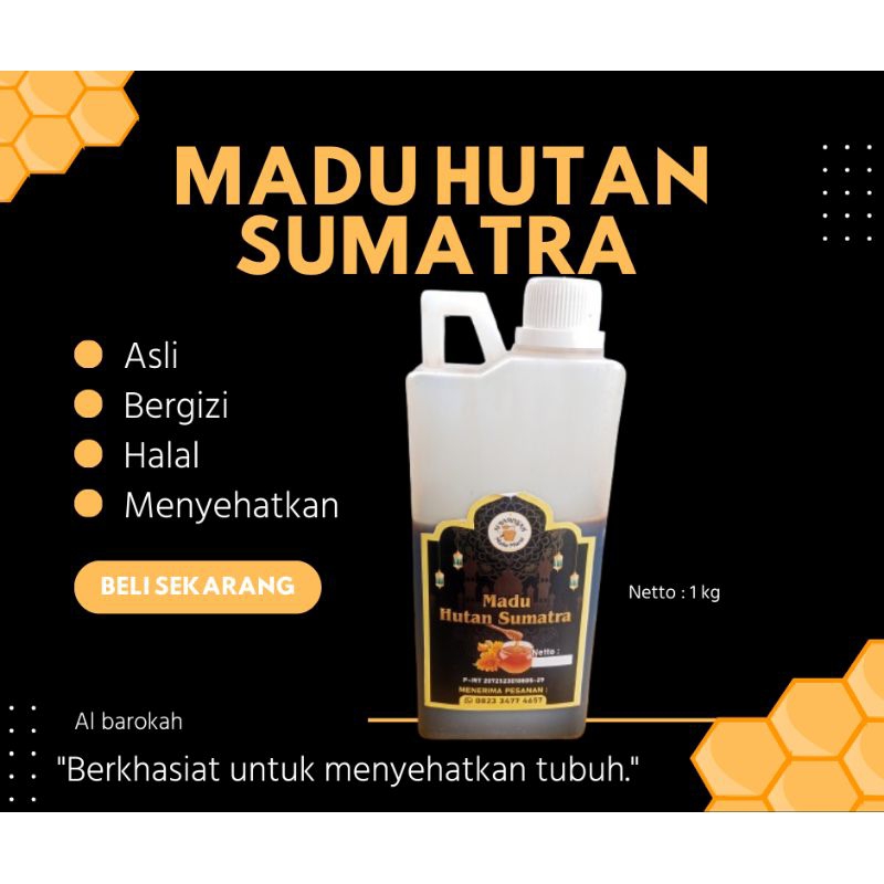 

AL-BAROKAH MADU MURNI MADU HUTAN SUMATERA 1KG