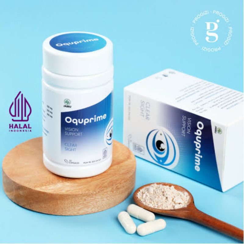 Oquprime 20 Kapsul Original Mengobati Mata Minus Rabun Ketarak Dan Silinder Terbaik