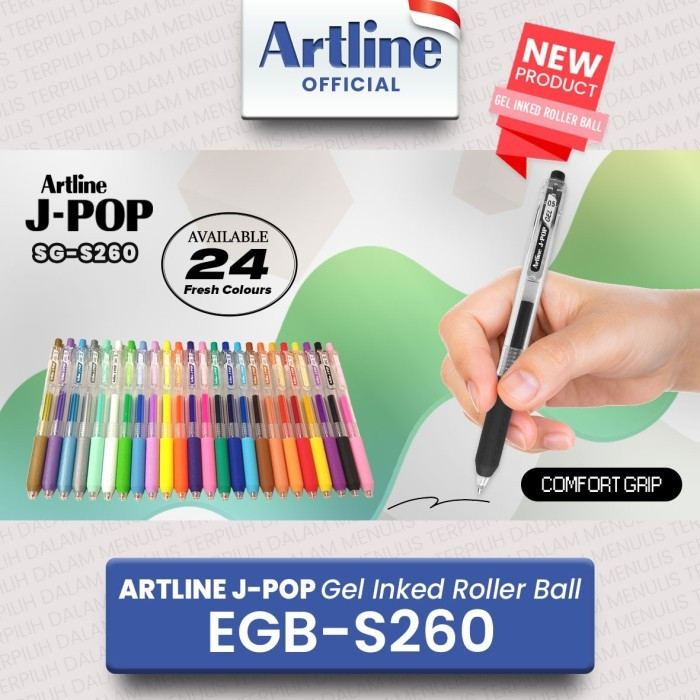 

ARTLINE J-POP GEL EGB-S260 0.5 mm / Bolpoin Artline JPOP (1PCS) +