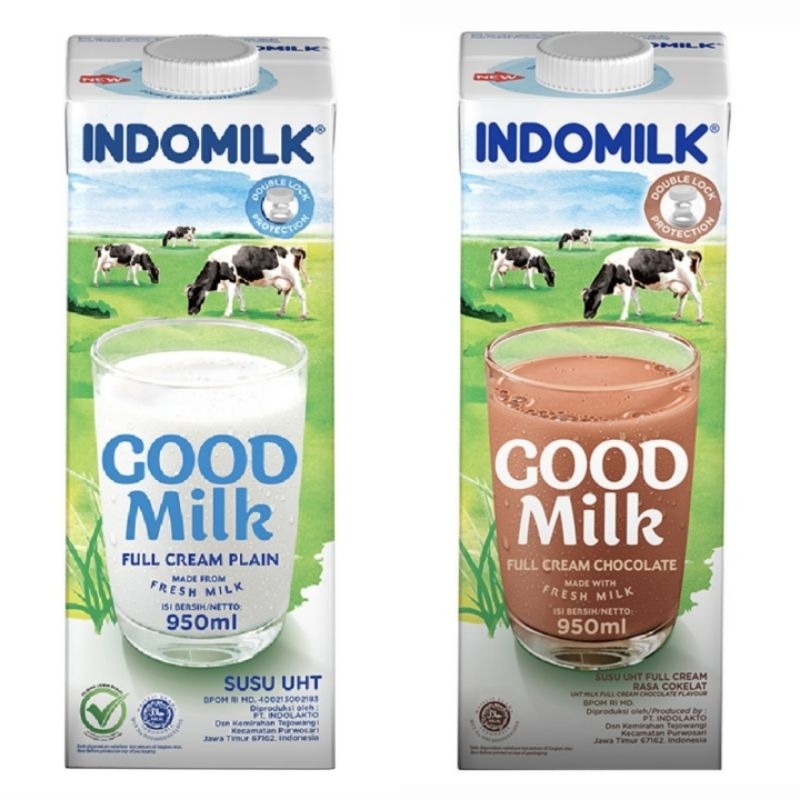 

Indomilk Susu UHT Full Cream Cokelat Kotak 950 ml
