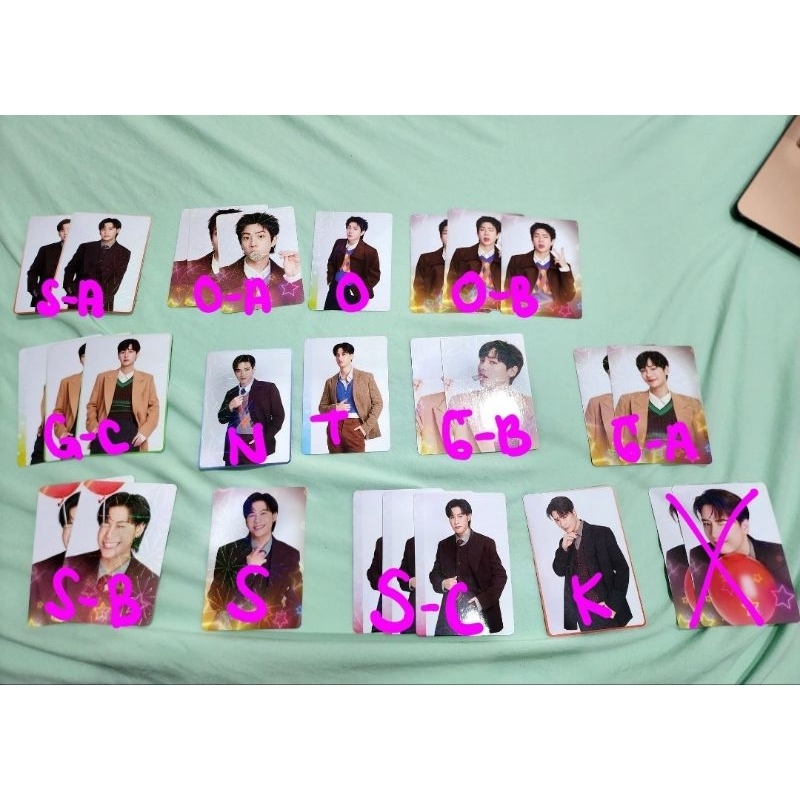 photocard collect card gmm tv pebaca concert off gun tay new singto krist ready stock official