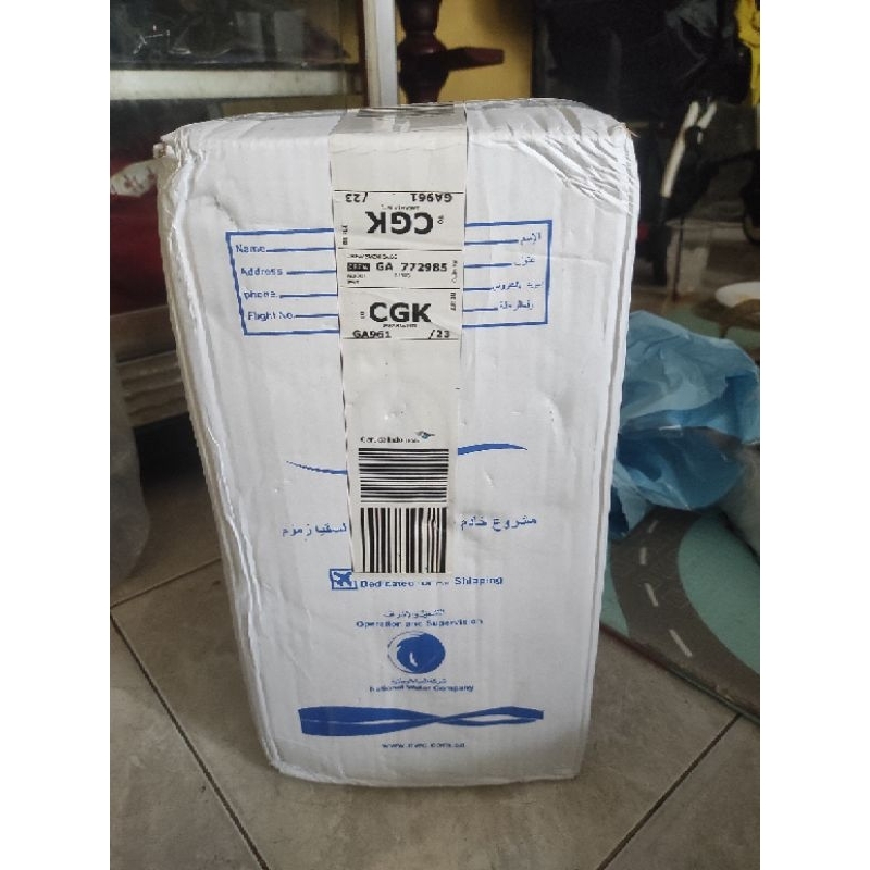 

Air Zamzam original kemasan 60ml free tasbih