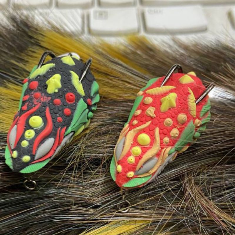 umpan pancing soft frog/ umpan casting/ kodok karet