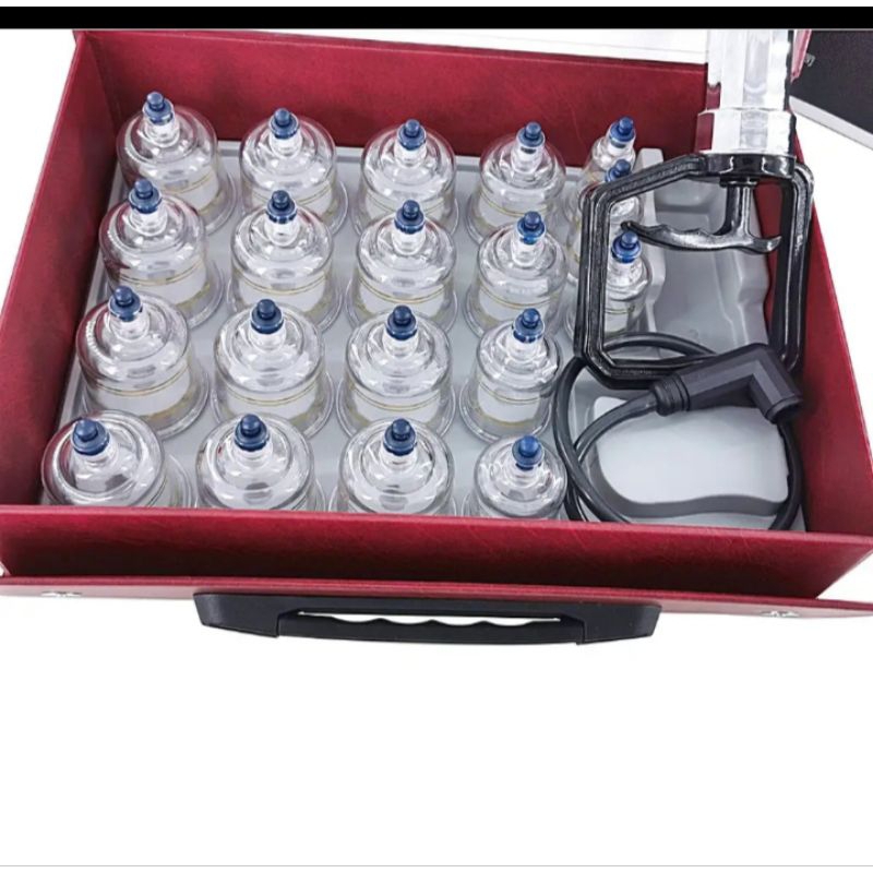 alat bekam sammora isi 19 cups/alat bekam sammora merah/Hansol Isi 19 gelas