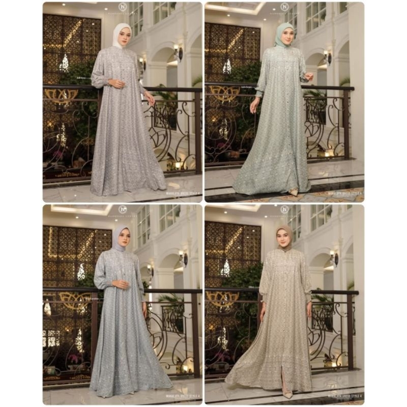 Gamis Nadheera Original Mahalaya Dress Style 4 Series