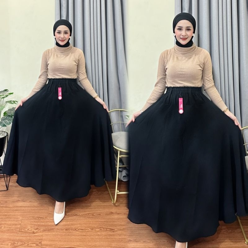 Rok Payung Wolfis | Rok Payung Polos | Rok Payung