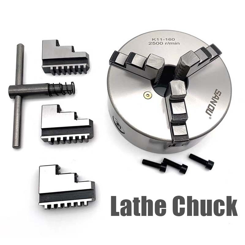 1set Mesin Bubut Chuk Bubut Kepala Bubut As Chuck Bubut Cuk Bubut  3 Jaw | Claw Bubut Kepala Mesin B