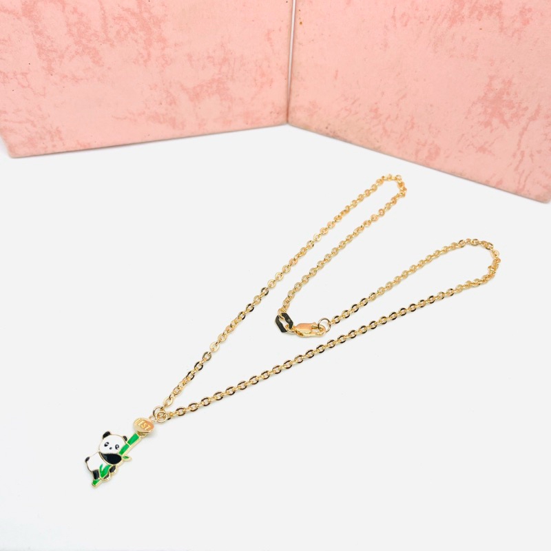 Kalung Anak Emas Asli kadar 375/8k lt panda