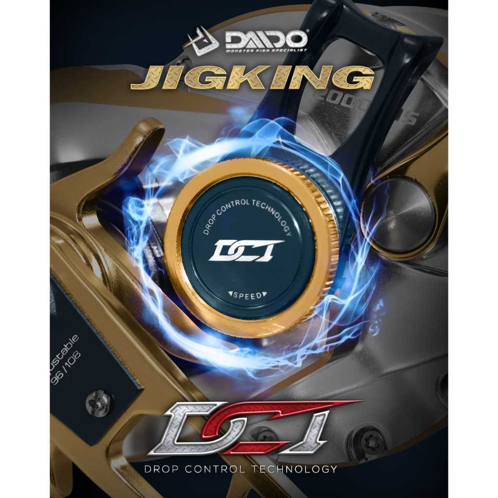 REEL JIGGING OVERHEAD | REEL OH DAIDO JIGKING DCT