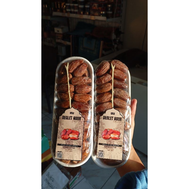 

Deglet Nour 250gr Tunisia styrofoam kurma tunisia