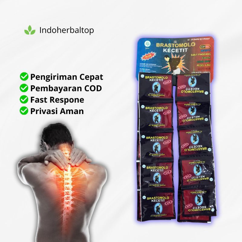 

Brastomolo Kecetit Original 1 Renceng isi 20