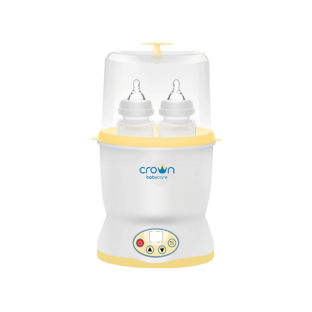 CROWN Steril Mesin Uap Botol Susu Bayi untuk 2 Botol / Multifunction Electric Steam Mesin Uap 2 Boto