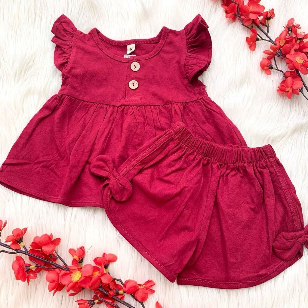 One Set Anak Shakila / Set Anak Perempuan Kaos Premium / Baju Anak Perempuan