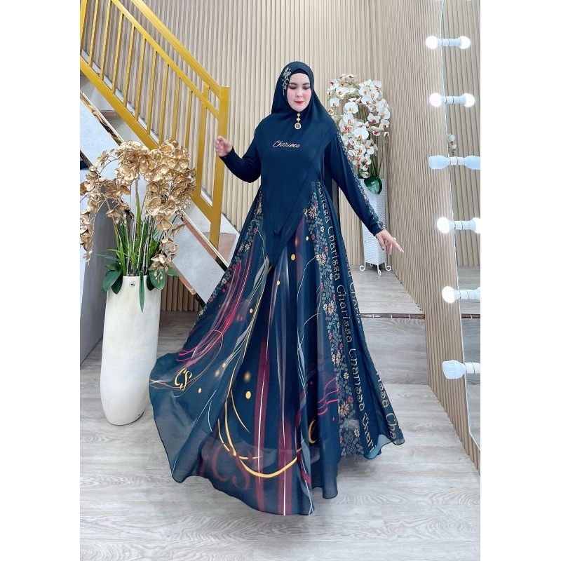 KANZA SERIES BY CHARISSA GAMIS SYAR'I ORI WUDHU BUSUI FRIENDLY GAMIS CANTIK ELEGAN MEWAH BEST SELLER