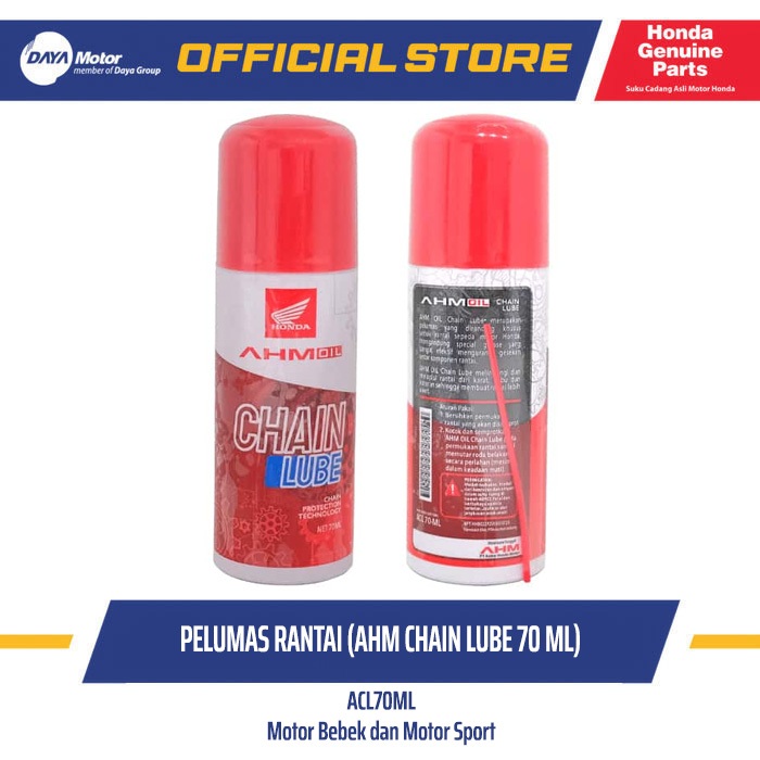 ACL70ML - Pelumas Rantai Mesin 70ml (AHM Chain Lube 70ML) - HONDA Motor Bebek dan Sport
