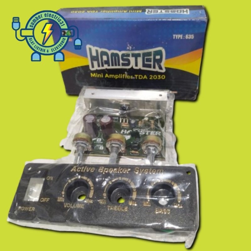KIT SPEAKER AKTIF / ACTIVE SPEAKER MINI AMPLIFIER TDA 2030 HAMSTER BY RANIC PRODUCT