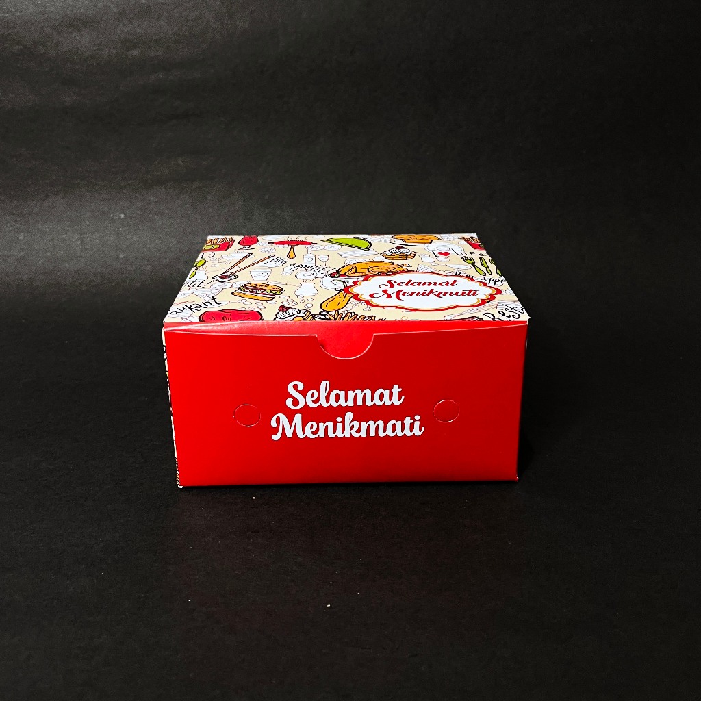 (isi 50 pcs) Dus Snack Sumobox 12x14 / Snack box