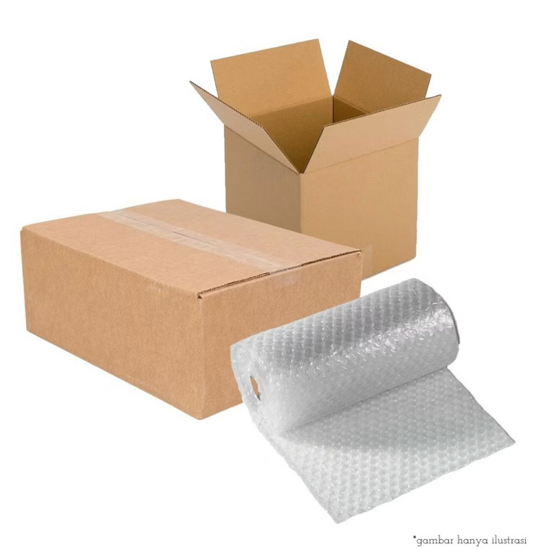 

Pengaman Paket Bubblewrap Kardus