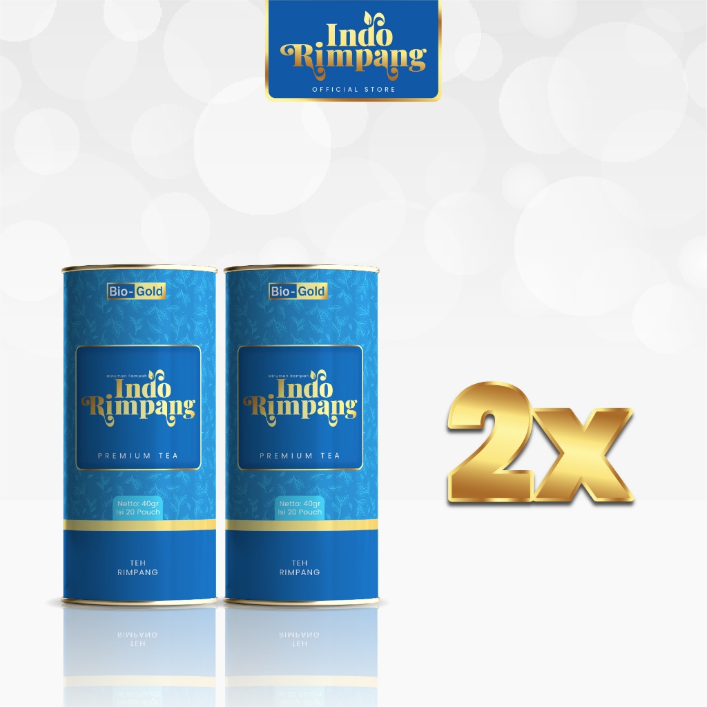 

Indo Rimpang - Bundling 2 Kaleng Teh Celup Herbal Jahe Jeruk Nipis Kunyit Sereh Alami 40gr BPOM