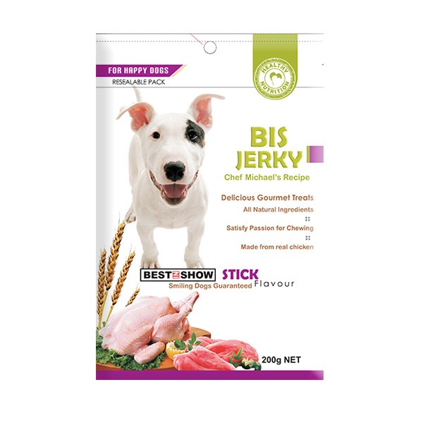 RIMBA-12 PETTO - Best In Show Bis Jerky Stick 200gr Snack Anjing