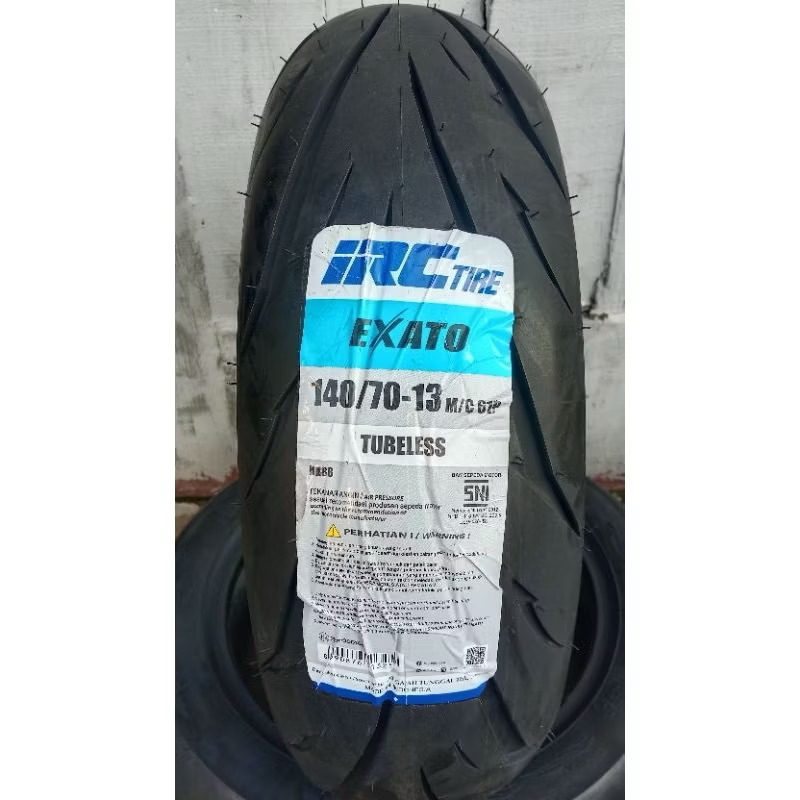 BAN LUAR IRC EXATO NR88 140/70-13 TUBELESS. BAN MOTOR BELAKANG NMAX, ADV
