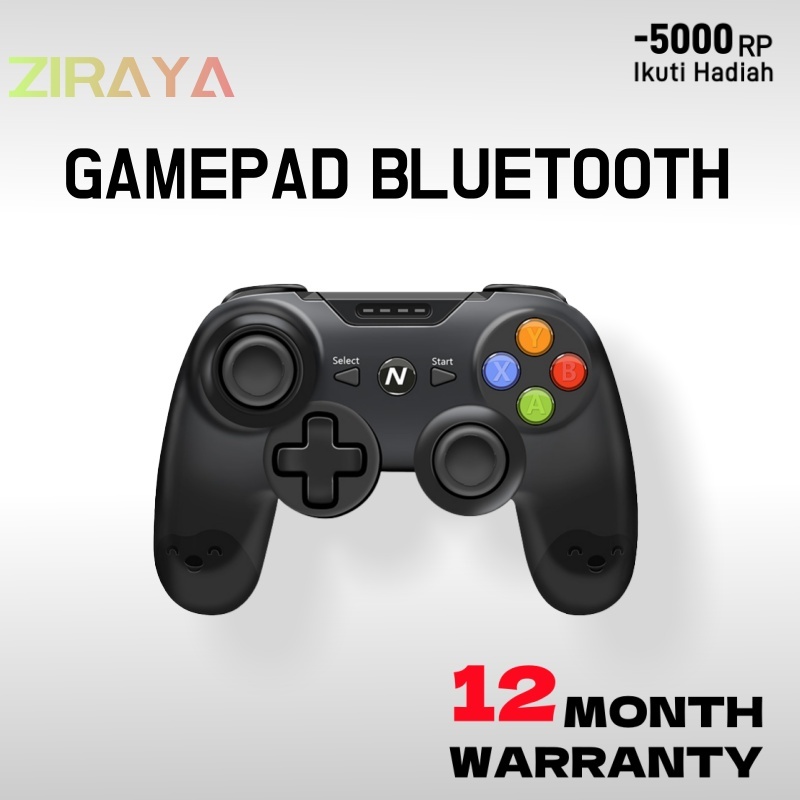 ZIRAYA Gamepad Bluetooth Android Gaming Joystick Controller for PC/PS3/PS4/Swicth/Android/IOS