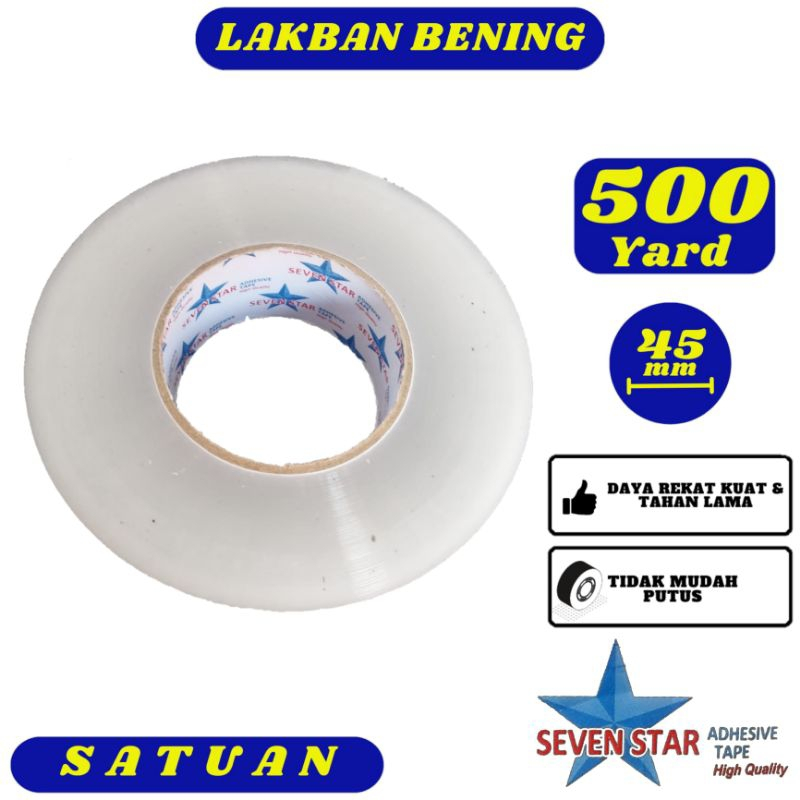 

ISOLASI/LAKBAN JUMBO 45mm × 500Y SEVEN STAR
