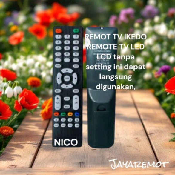 remote tv  NICO led lcd TANPA SETTING LANGSUNG PAKAI
